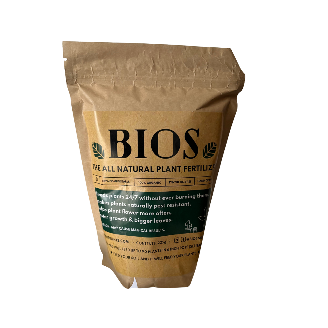 All-Natural Plant Fertilizer: Microbe-Rich, 100% Compostable & Safe for All Plants