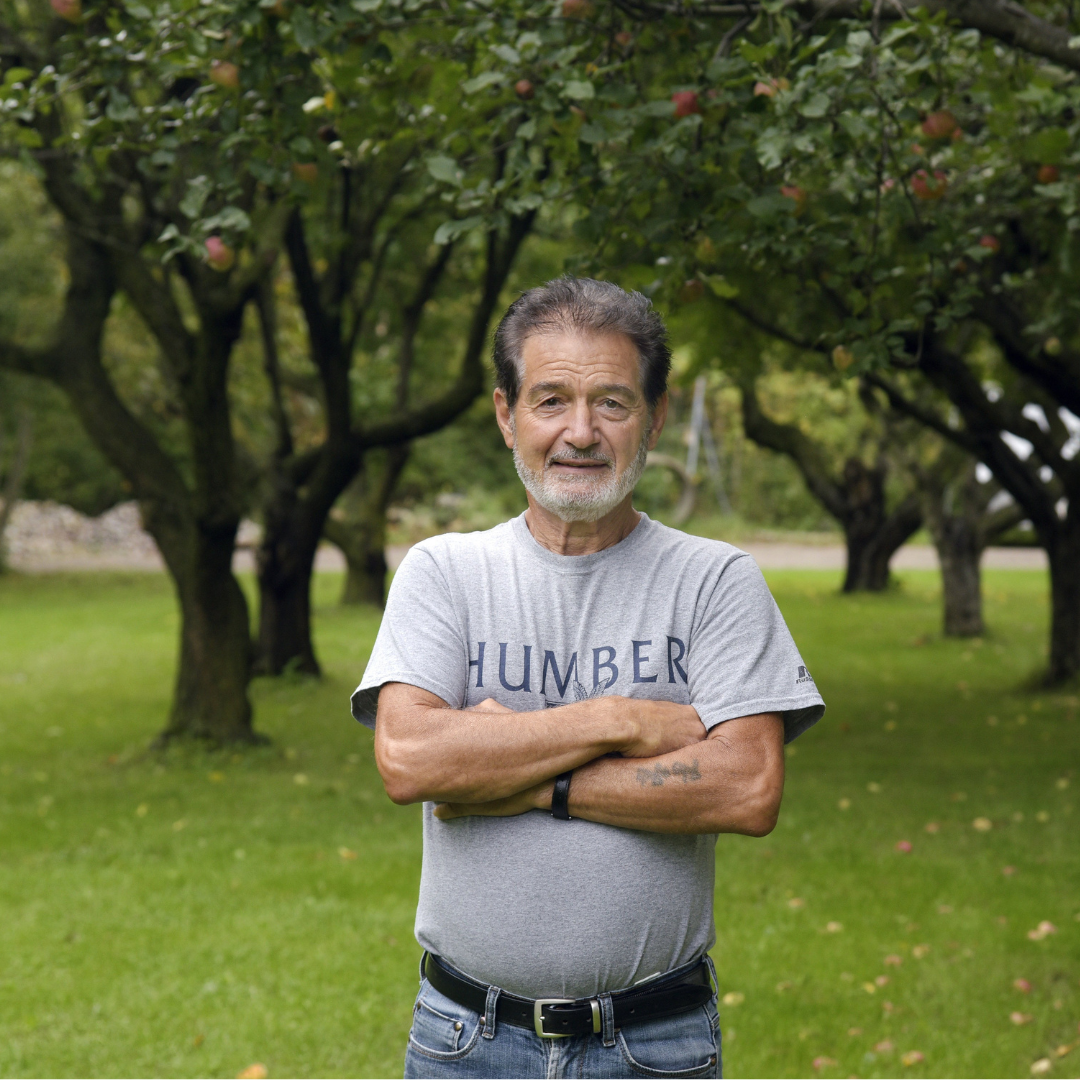 John Anga in the Apple Orchard
