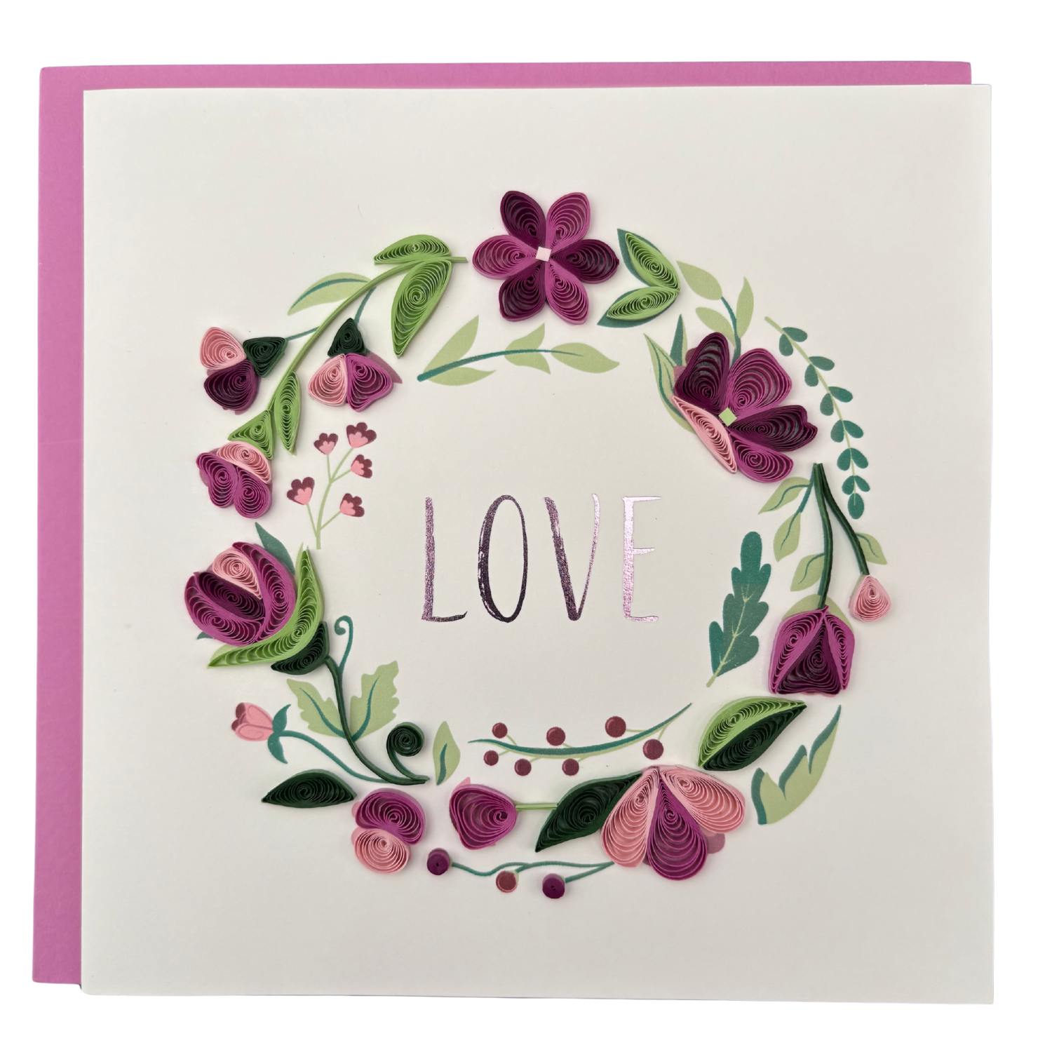 Qulling Card: Love