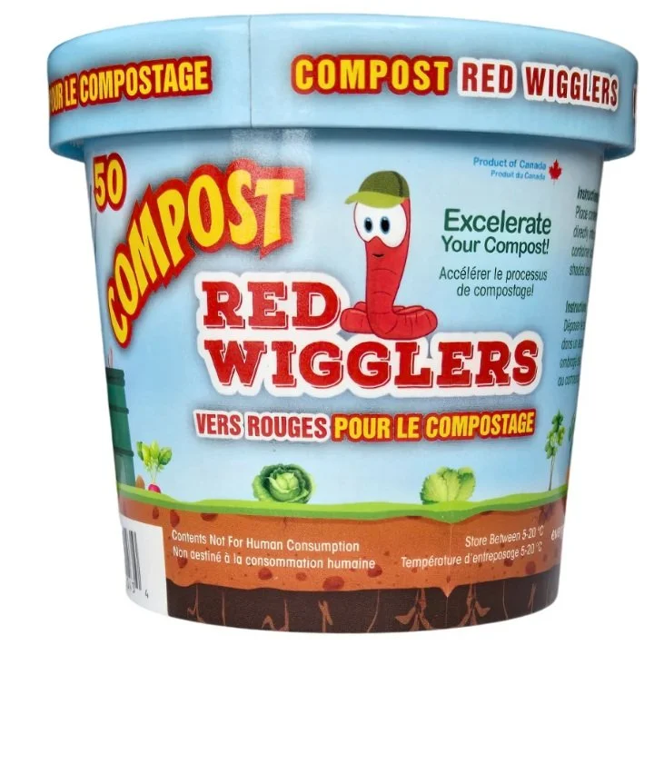 PureLife Red Wigglers Worms (50 Worms)