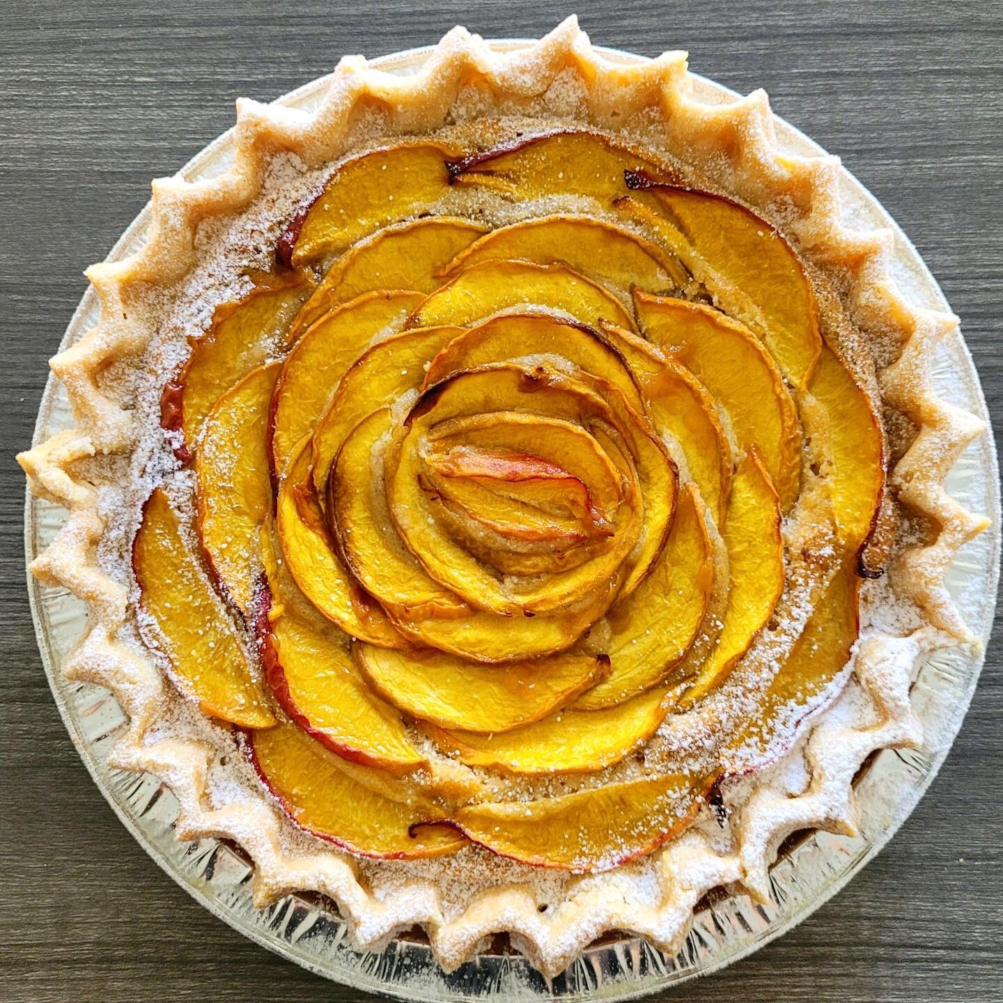 Peach Frangipane Tart! Going up on the menu and available as long as the peaches last

Summer, never leave us ☀️
#glutenfree #vegan #cleglutenfree #clevelandvegan