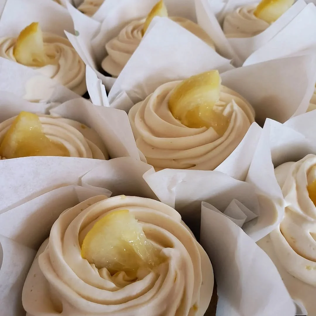 Last weekend for Lemon Blueberry cupcakes! We also have lots of Vanilla or Chocolate cupcakes and fudgy brownies. Open Friday until 6pm and Saturday from 11am to 5pm

Next week we are open Thursday July 3rd ONLY from 11am to 6pm and then closed until