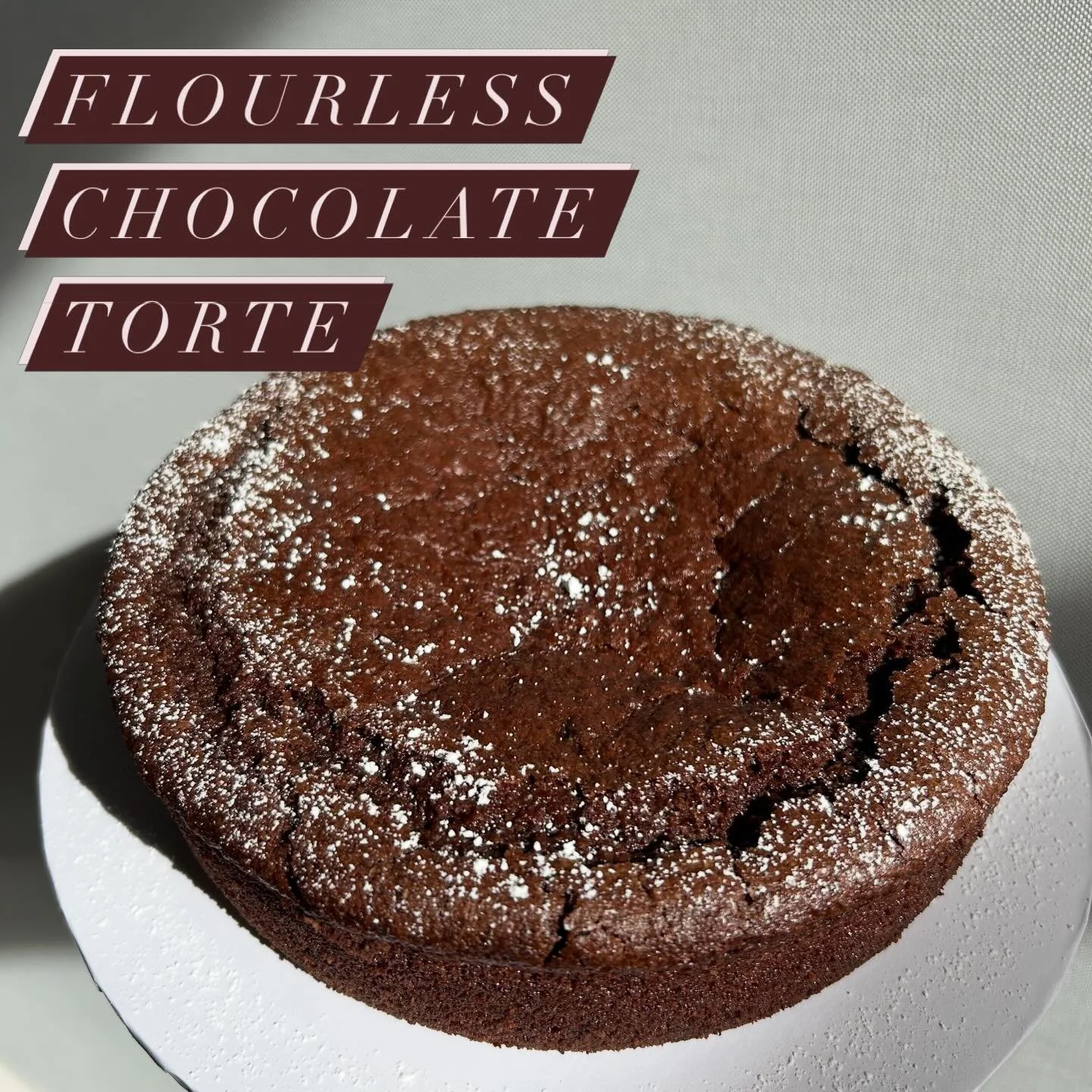 Some things don&rsquo;t need flour! Of any kind.

Flourless Chocolate Torte &mdash; not too sweet, gluten-free, vegan, available to order now.

Slices will be in the case on Friday!

#vegancleveland #glutenfreecleveland #clevelandbakery #veganbaking