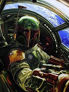 Mr. Fett, Colored Pencil, 16x20