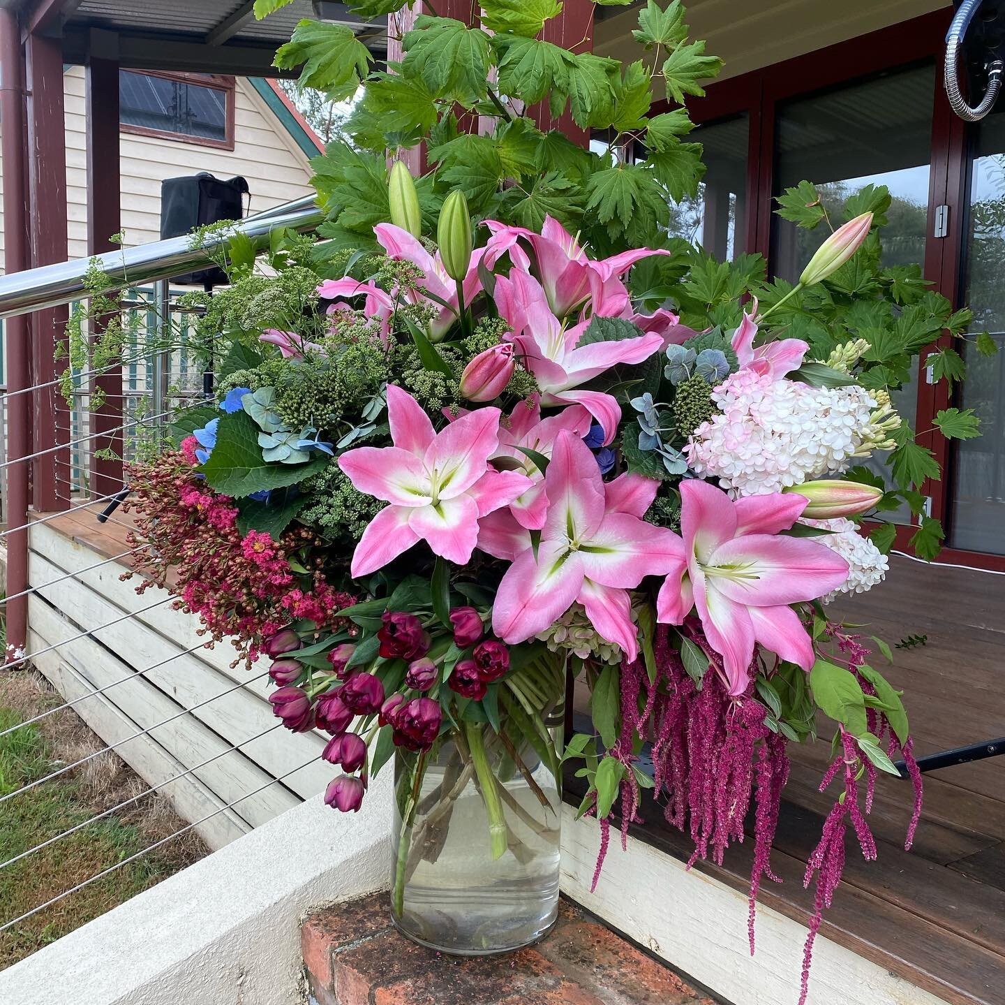 Yesterday was a big day for a Farewell of an industry icon ... Mr Eremurus - foxtail Lillies  #farewellflowers  #woodend  #eremurus  #bespoke
