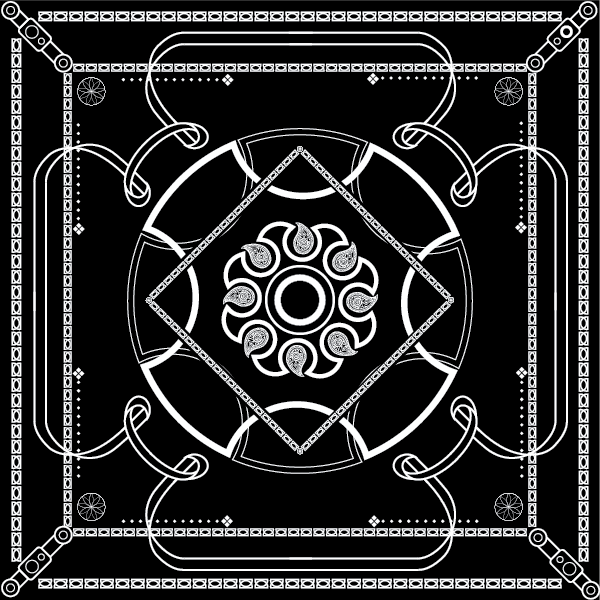 CIRCLE BANDANA