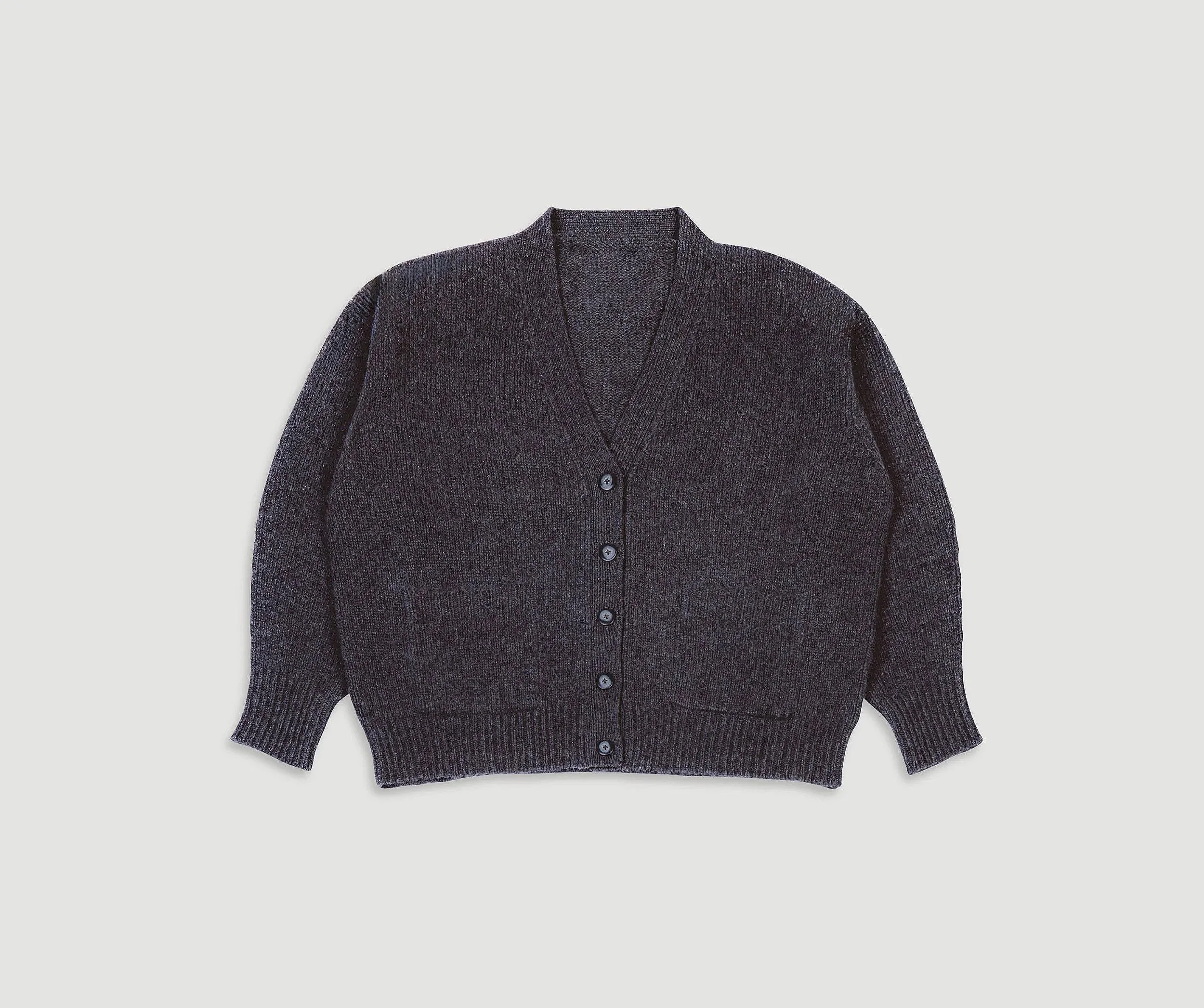 V NECK CARDIGAN
