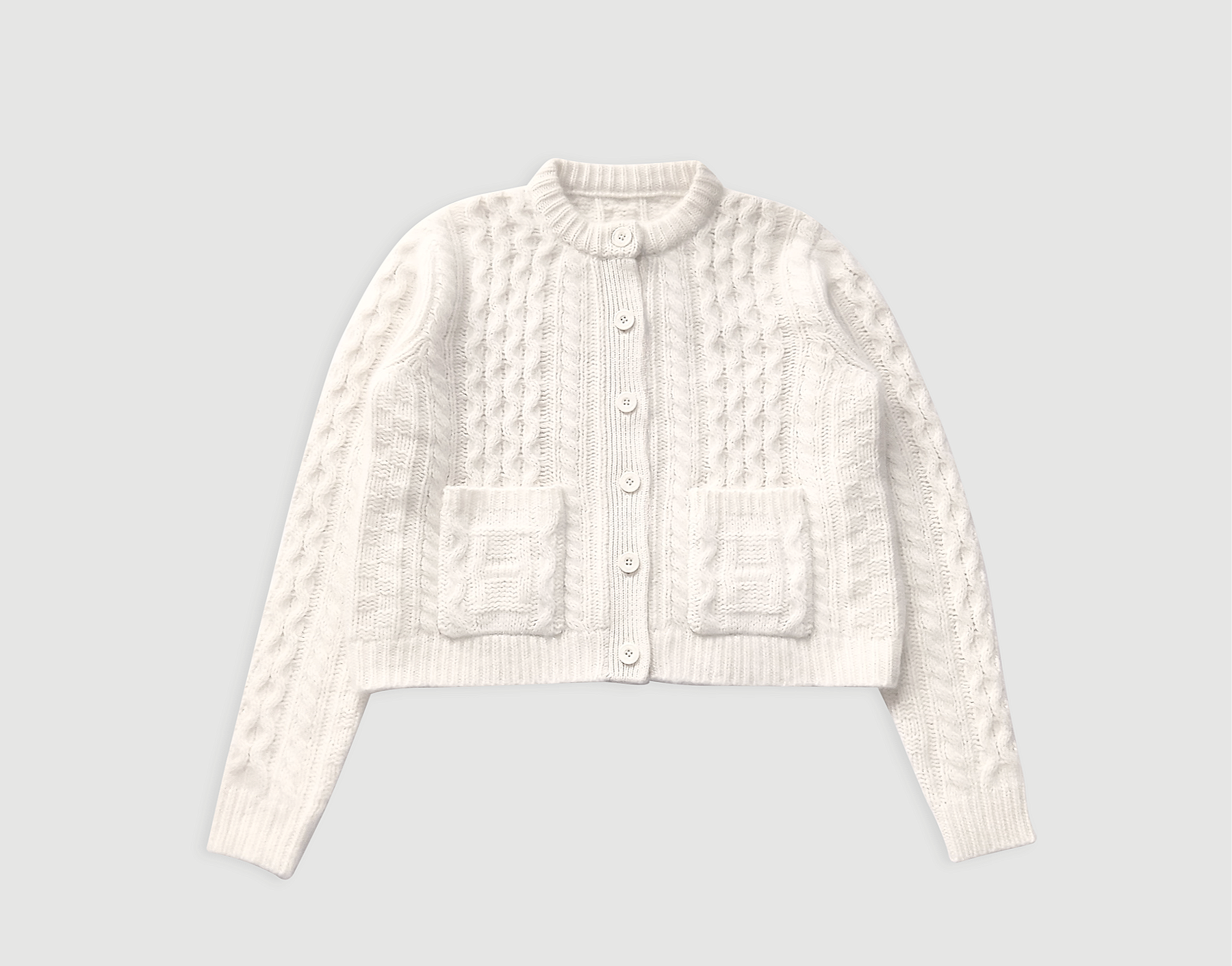 CABLE CARDIGAN