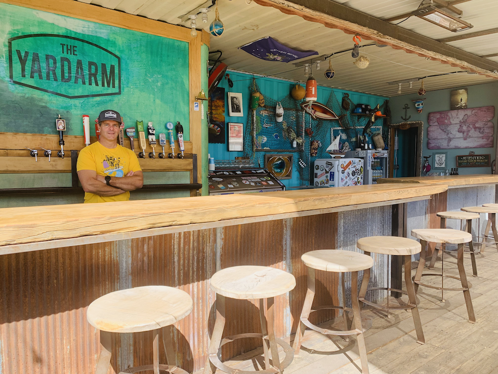 Once River Waste, Now The Perfect Bar: Meet Yardarm, A Seasonal 95% Upcycled Wine And Beer Bar