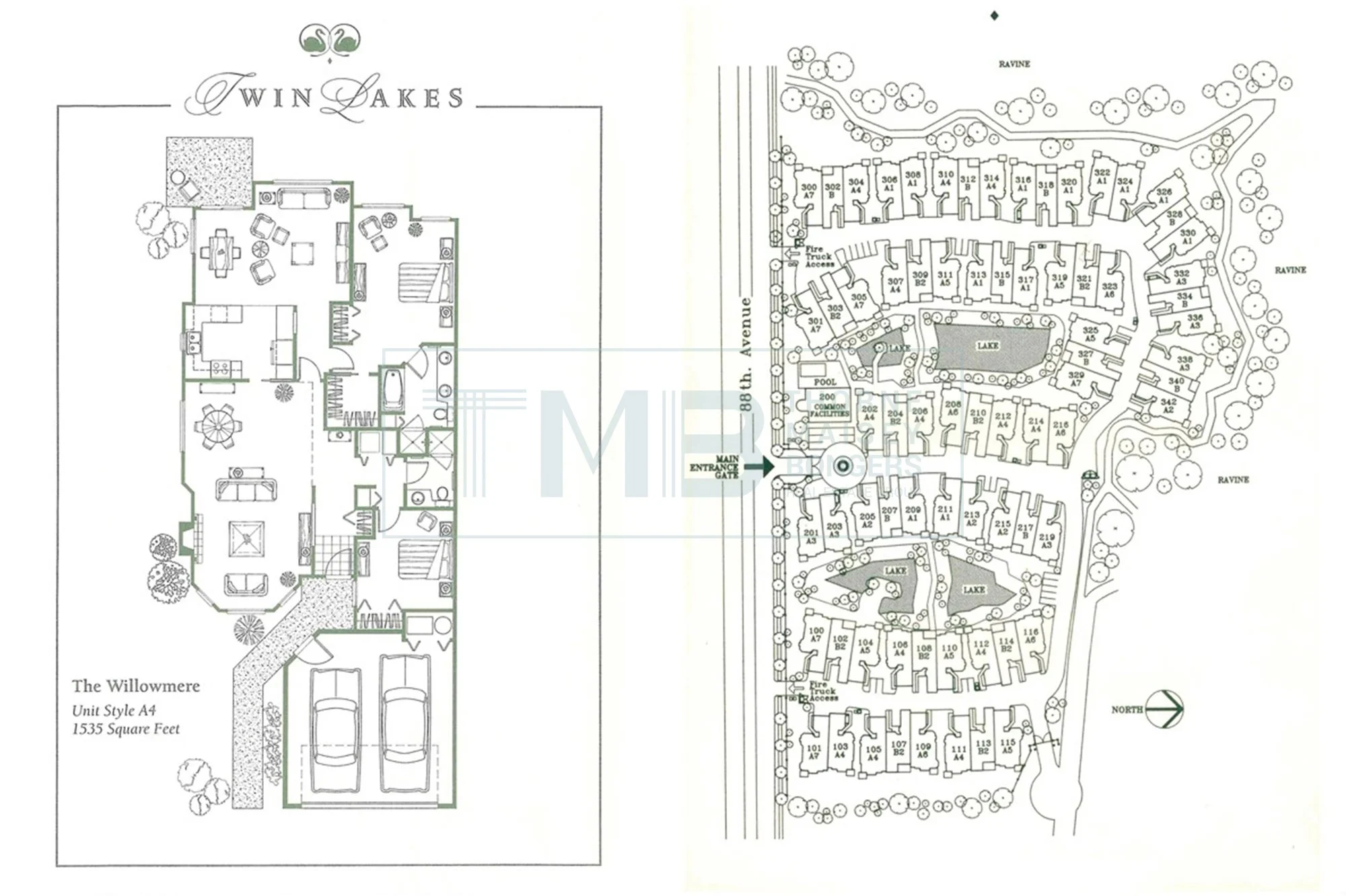 The Willowmere Twin Lakes Floorplan
