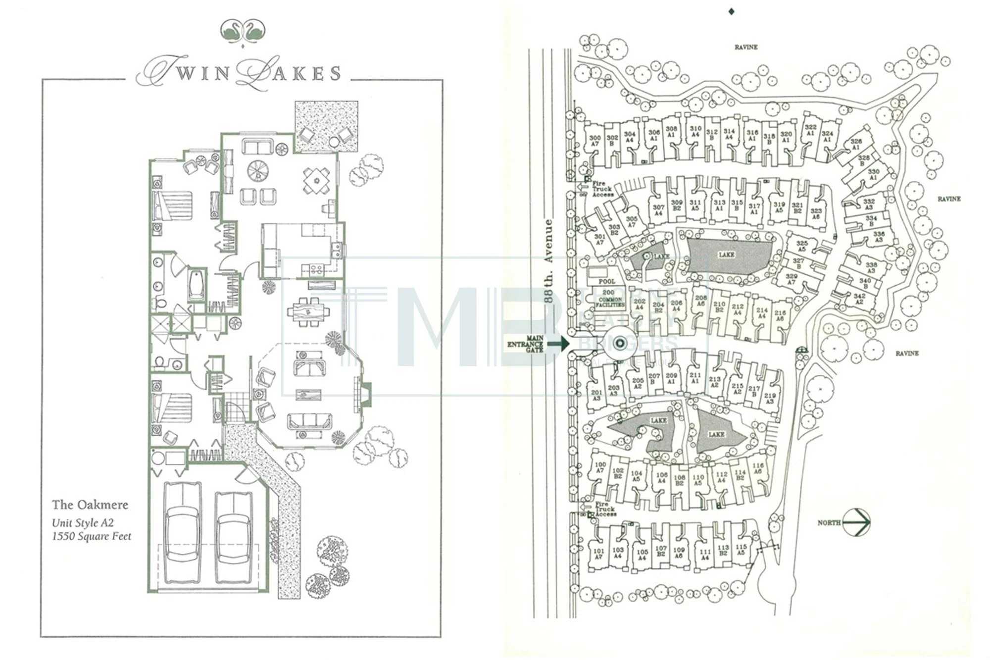 The Oakmere Twin Lakes Floorplan