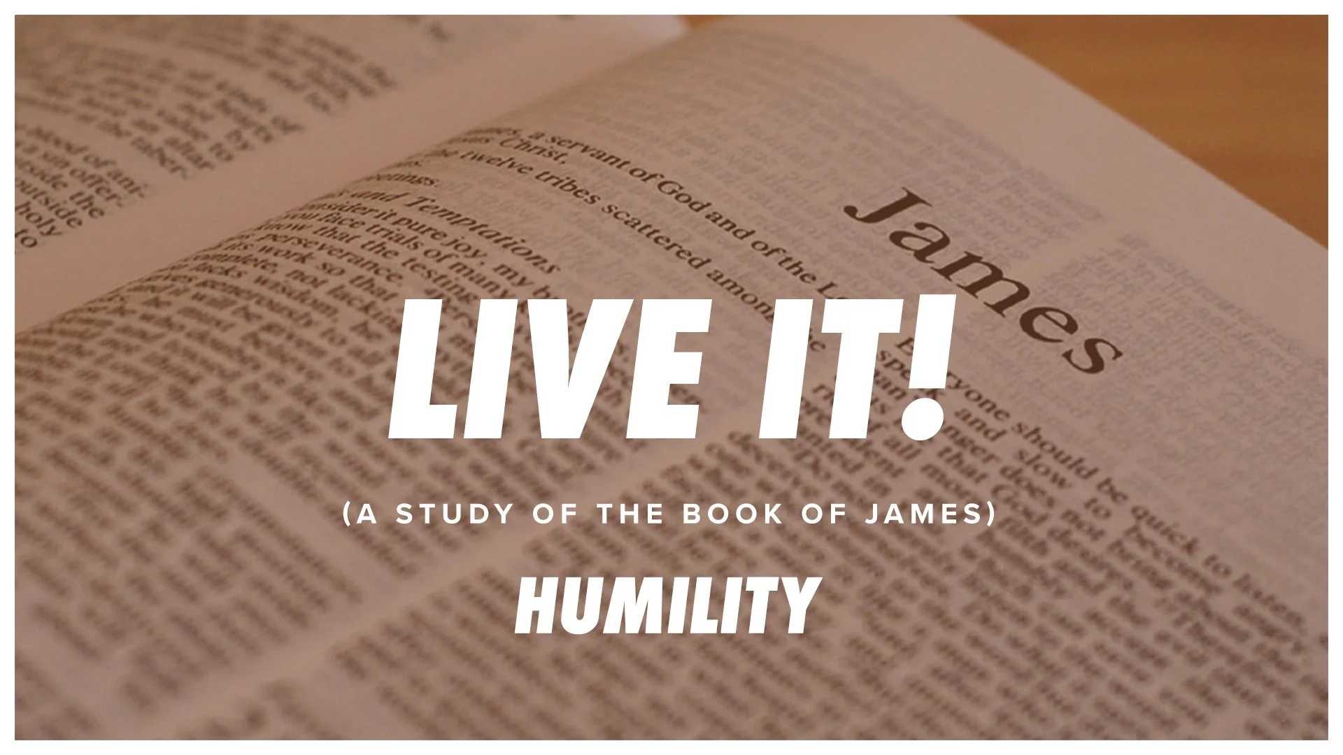 Live IT! (Humility)