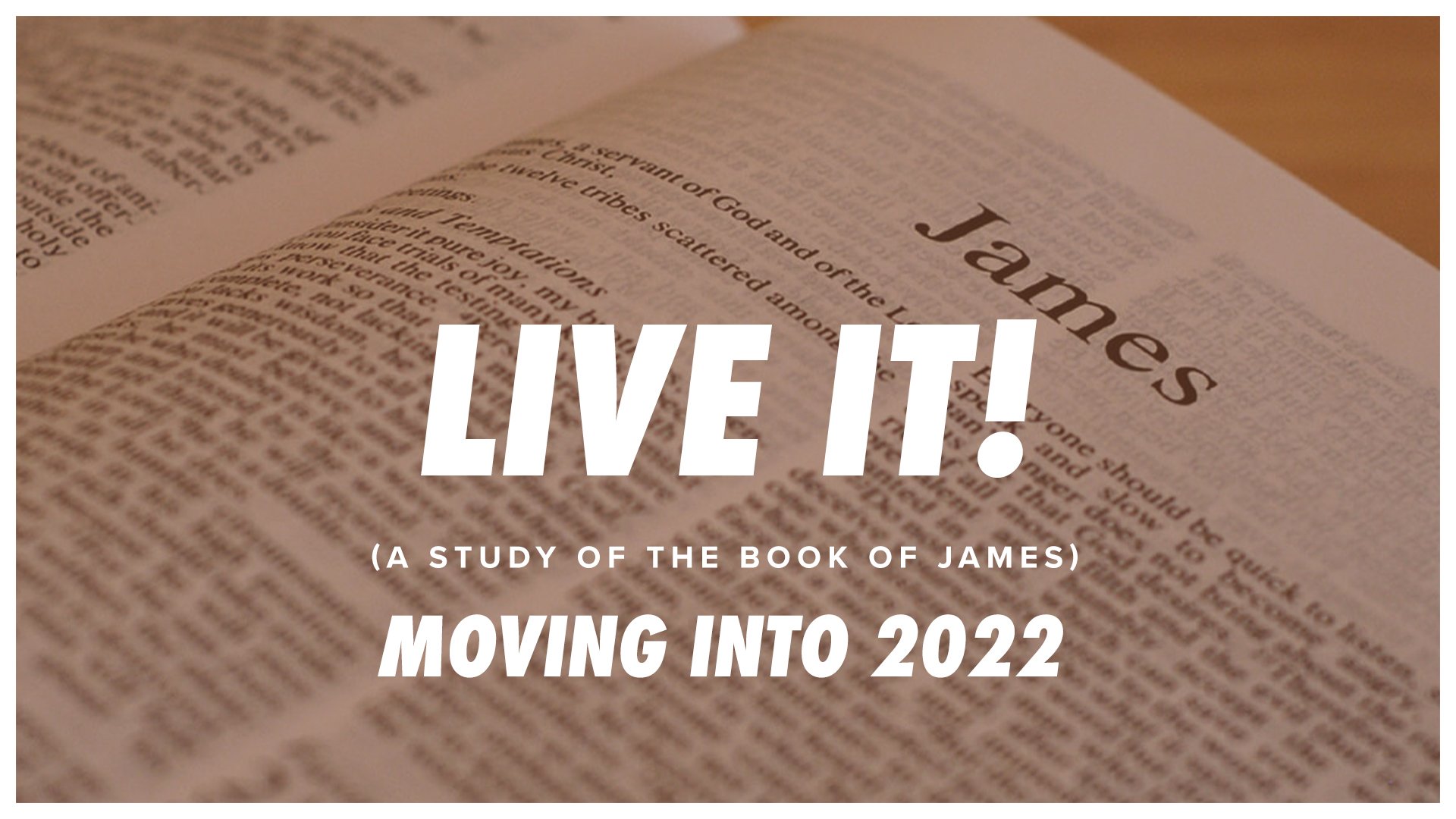Live IT! (Moving into 2022)