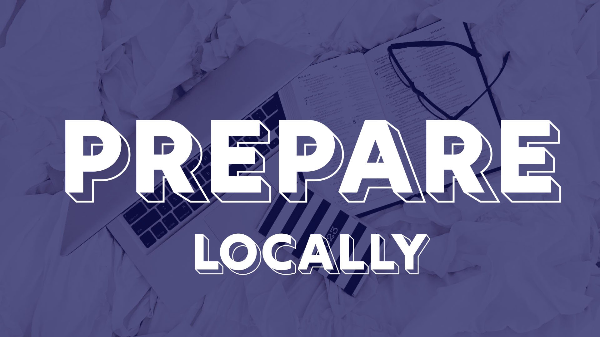 03/26/23 Prepare: Locally