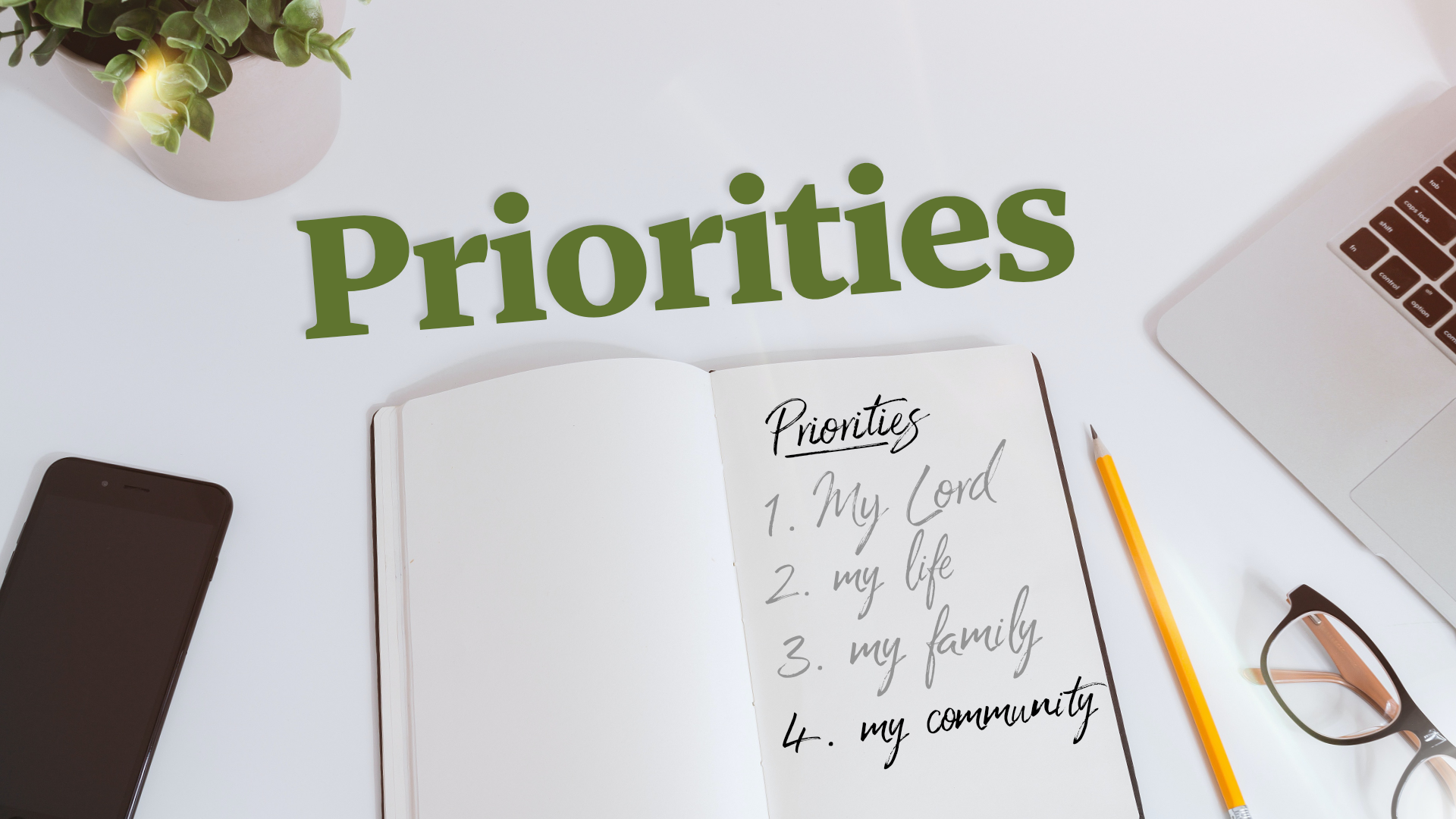 2/4/24 Priorities: My Community