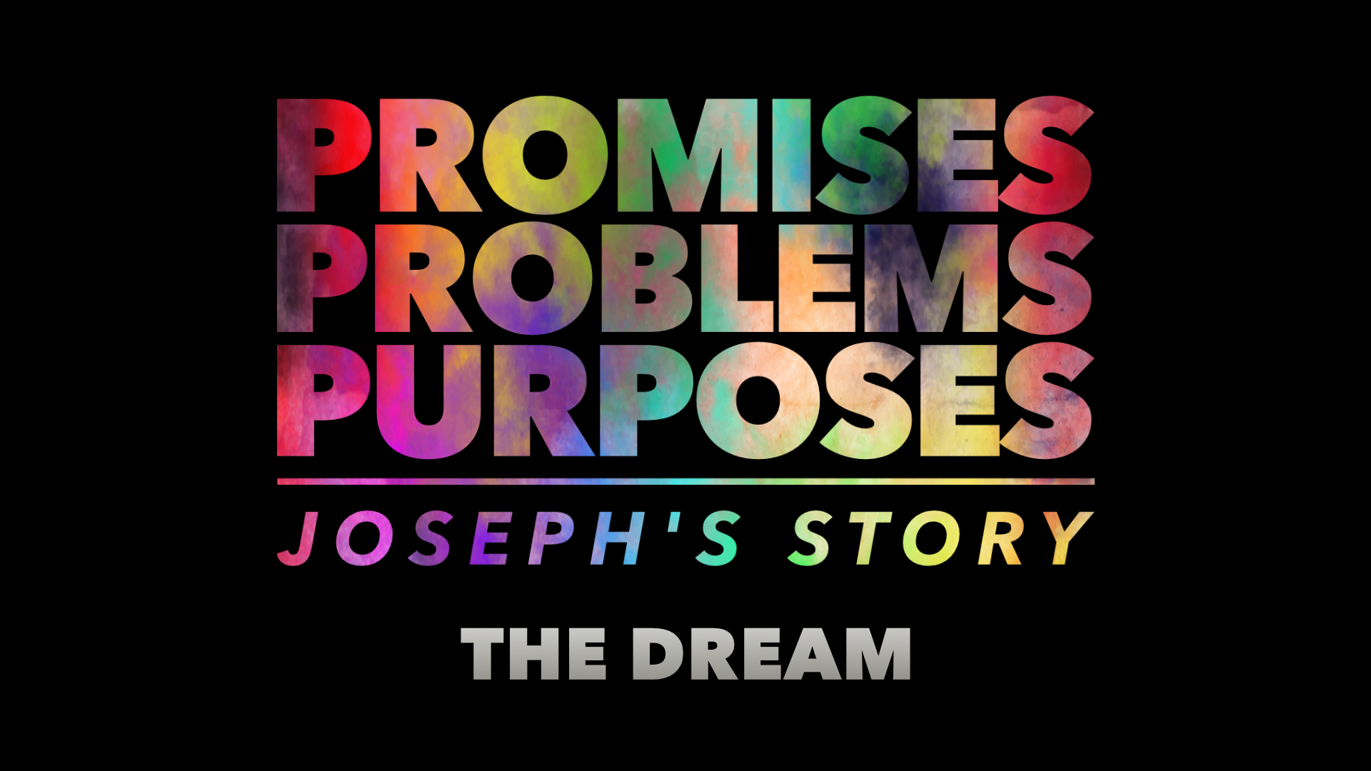 3/10/24 Problems, Promises, Purposes: The Dream