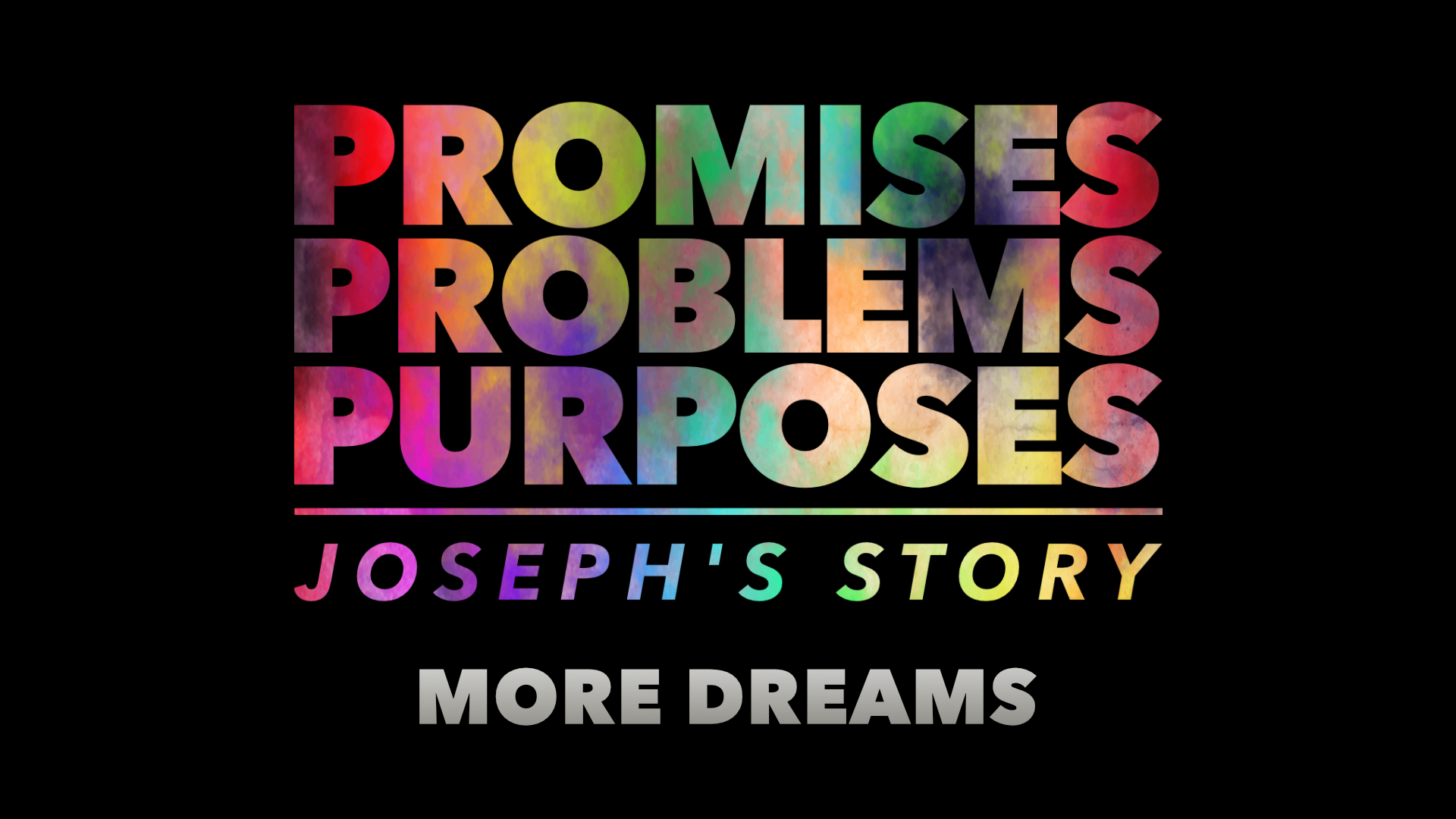 4/14/24 Promises, Problems, Purposes: More Dreams