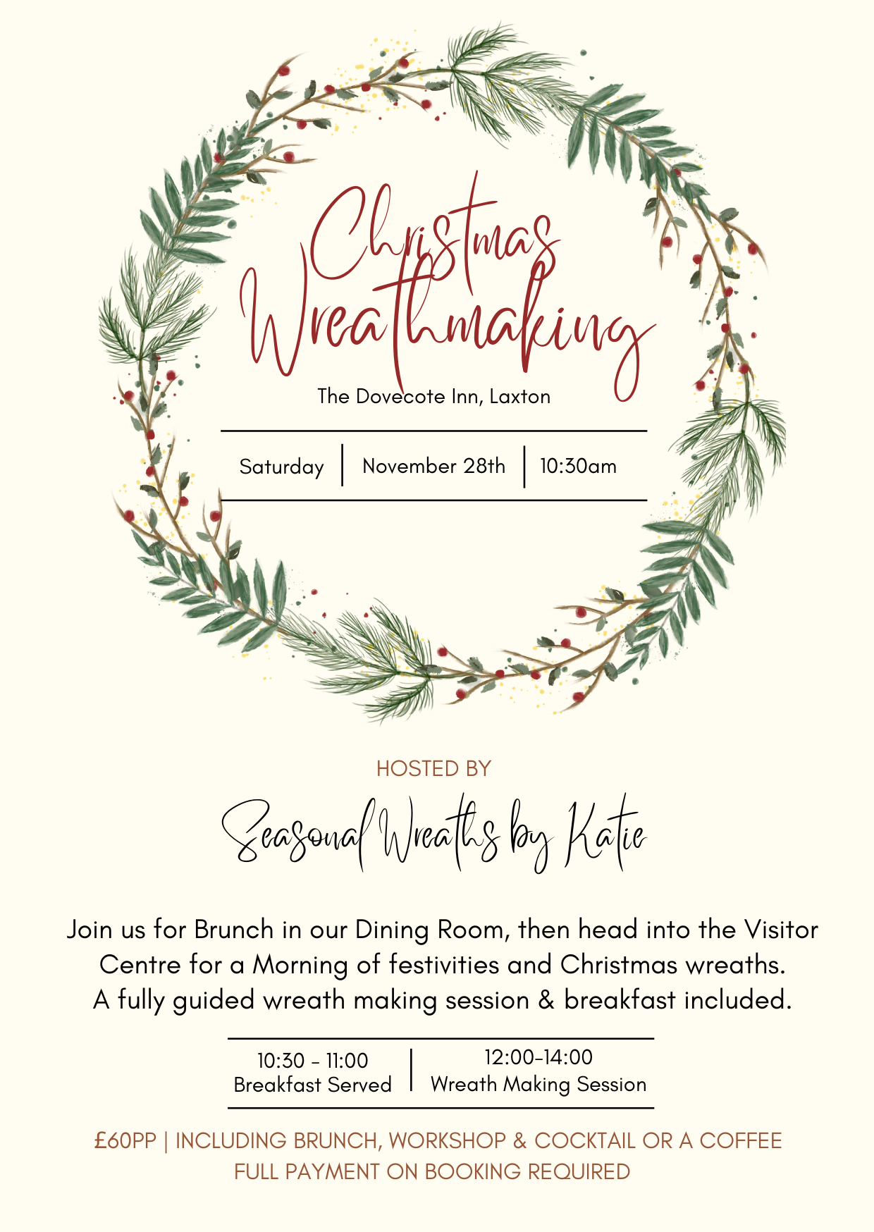 CHRISTMAS WREATH MAKING