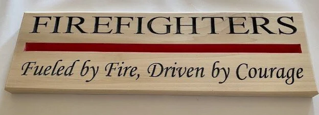 Firefighter Red Line — Hansen's Woodcrafts-Shop