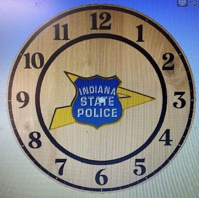 Clock Indiana State Police