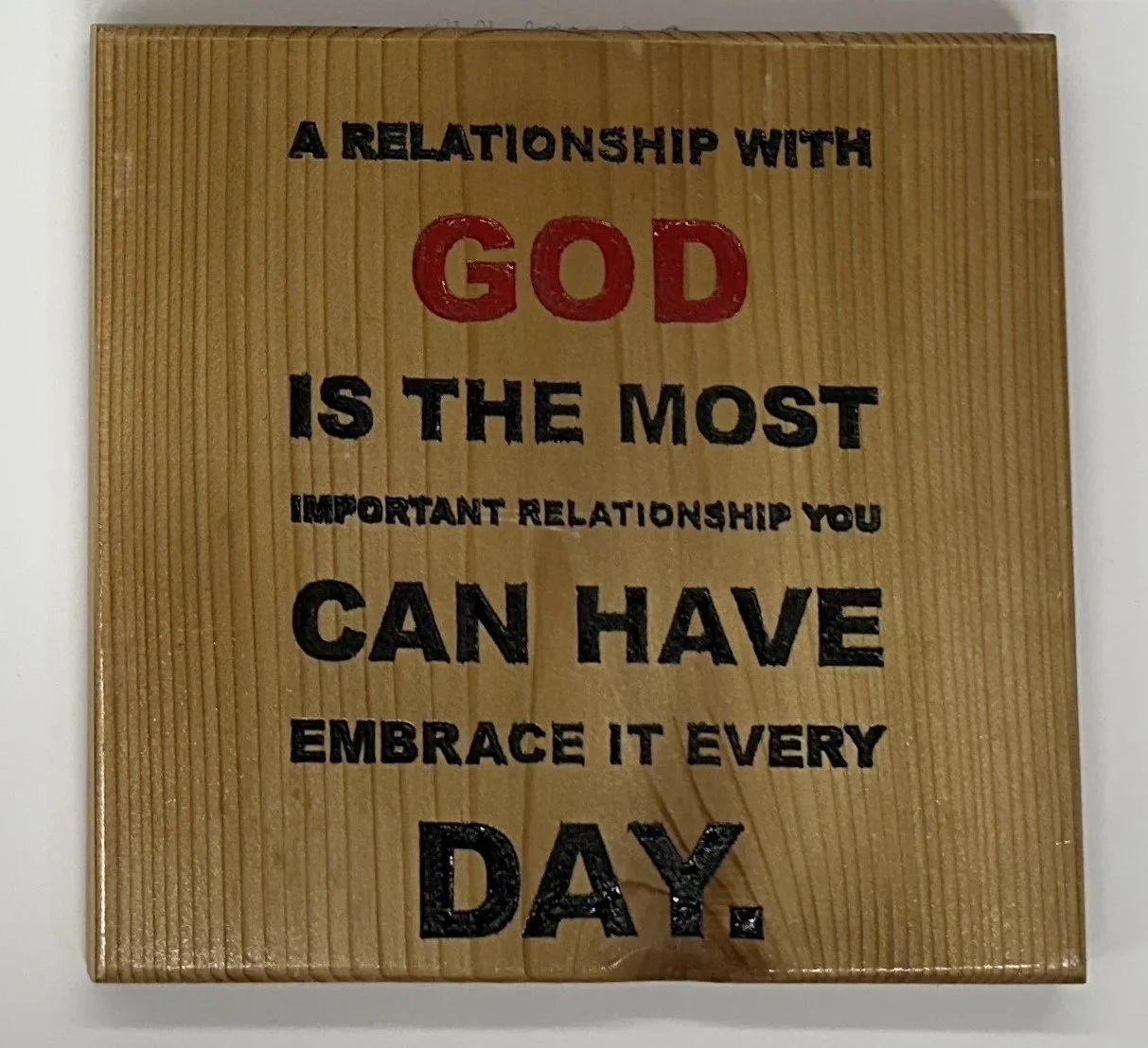 A Relationship With God