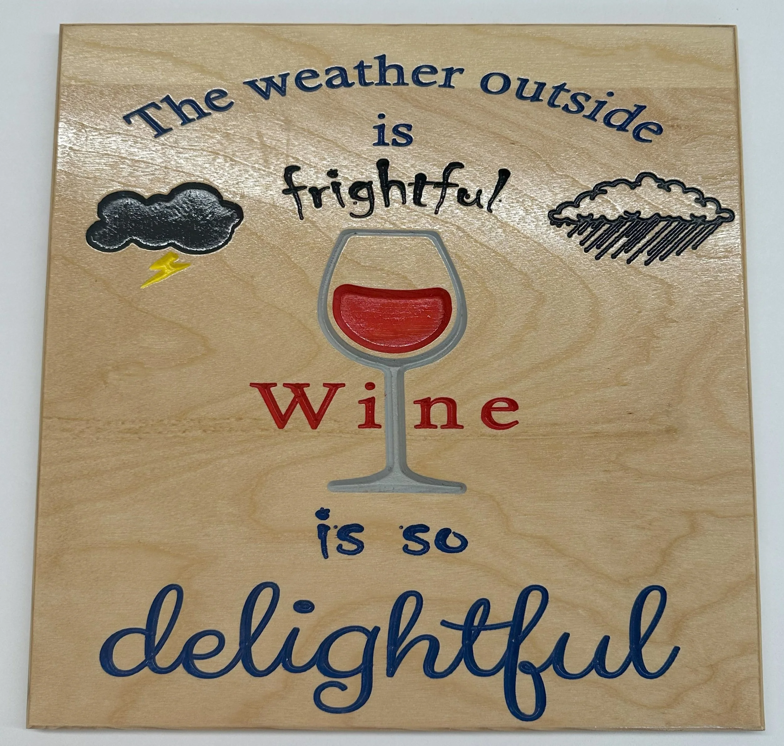 The Weather Outside is Frightful Wine is So Delightful
