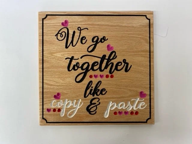 We Go Together Like Copy & Paste