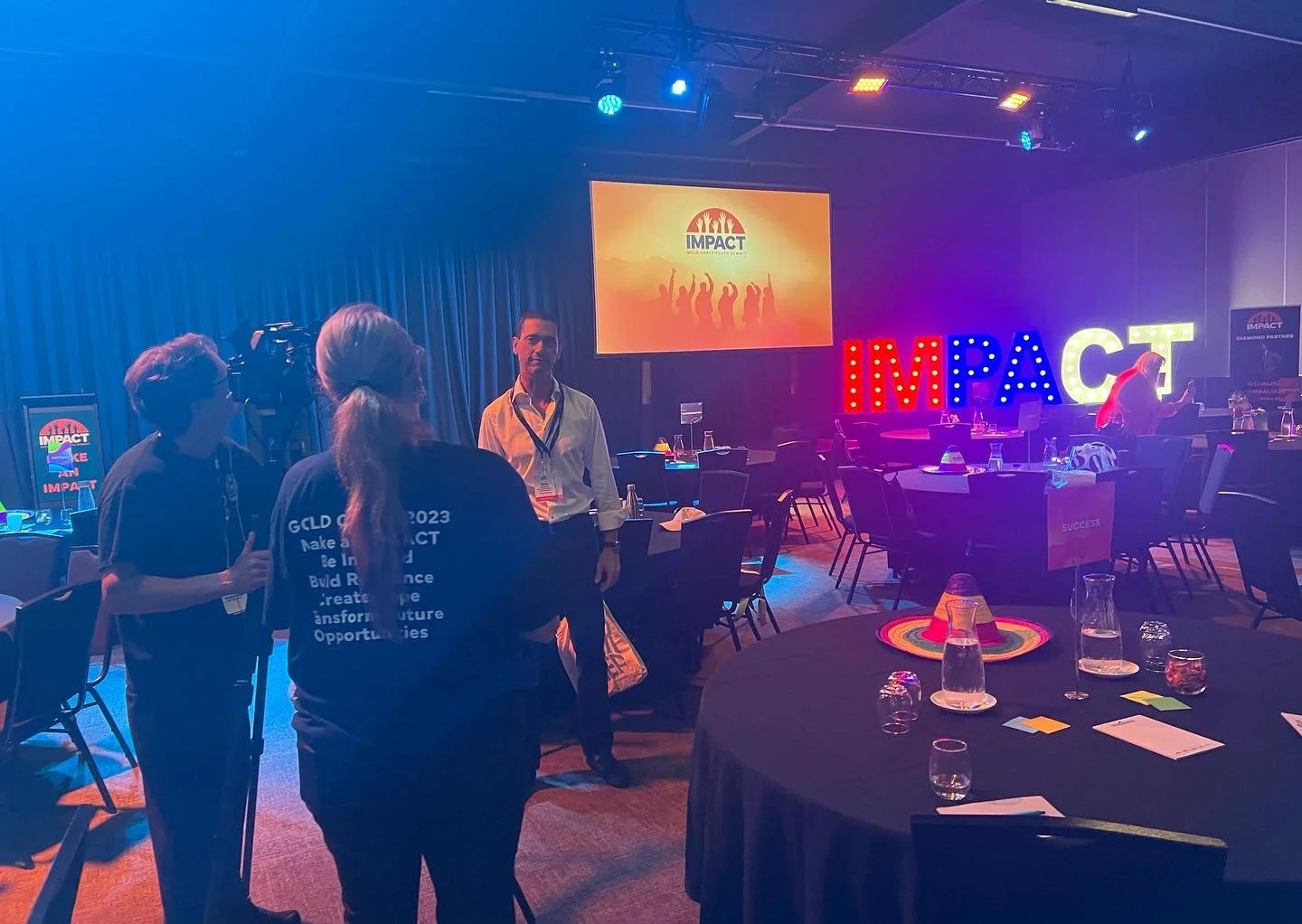 Panthera Group CEO, Mario Evangelo interviewed by media at IMPACT SUMMIT. March 2023.