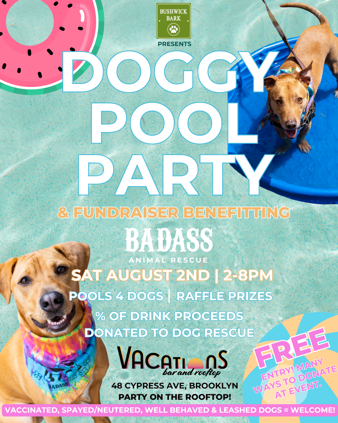 Doggy Pool Party Fundraiser