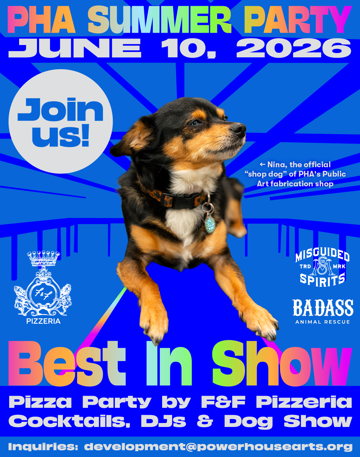 PHA Summer Party feat. Adoptable Badass Dogs!