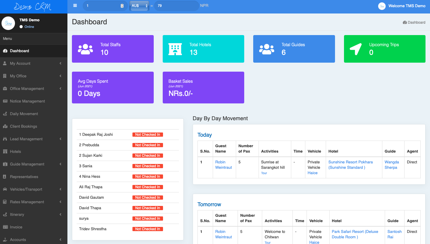 Cloud-Based Tour Operator Management System (TMS) - AI generated hero