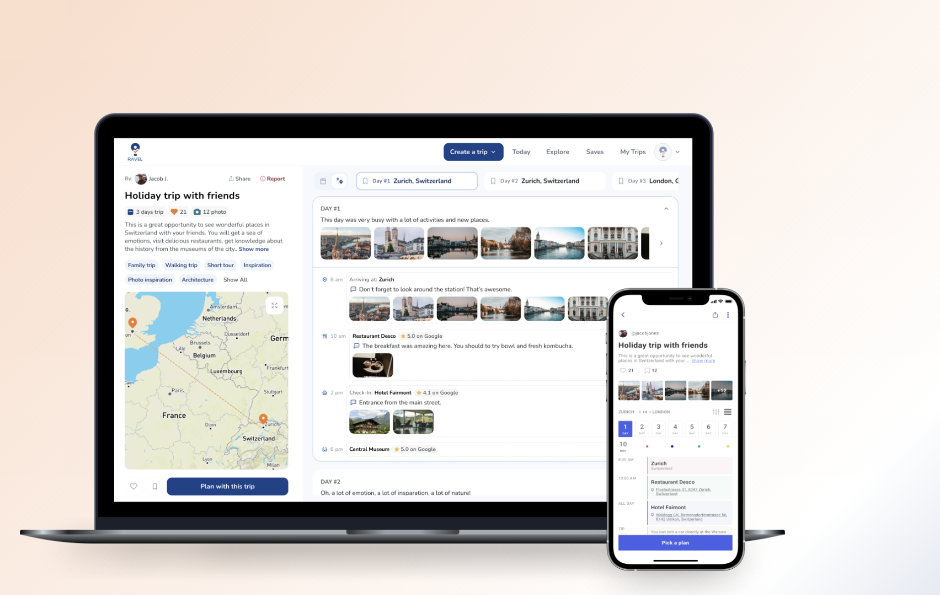 RAVEL'S IDEA: A platform for travel agents to simply workflow and get new leads