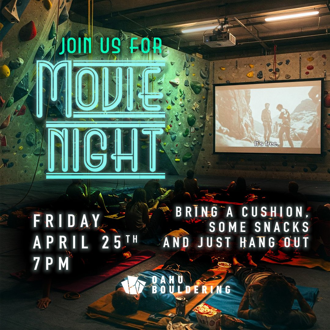 Join us next Friday evening for movie night! Bring a cushion to sit on (or just sit on the mat), some munchies and veg out. The youth climbing team will be making popcorn (all proceeds go to the team), so buy a bag to enjoy with the movie!

Movie sta