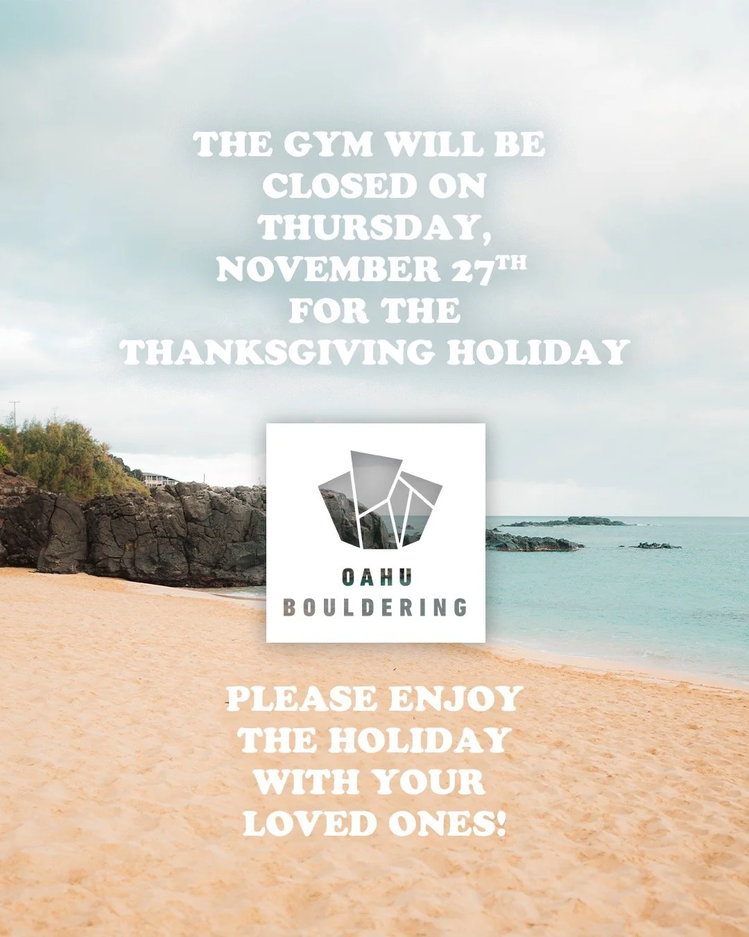 Thank you to everyone that's supported us year after year. Enjoy your holiday!