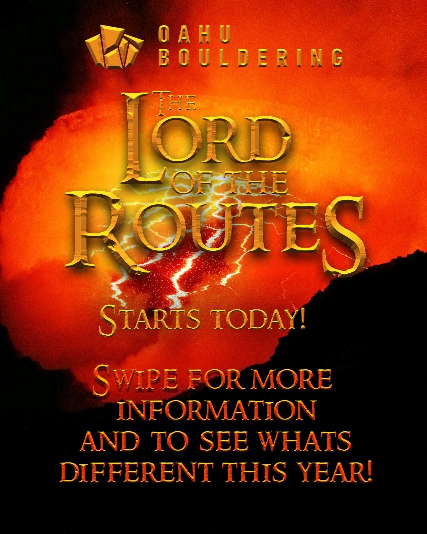 Lord of the Routes has begun!