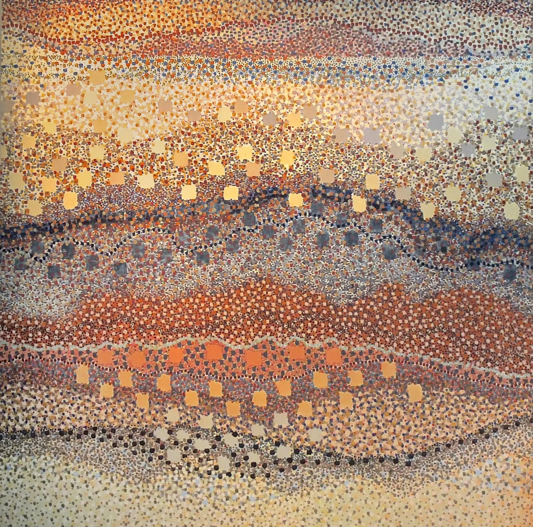 Terra II 1967 60"x60" acrylic vinyl paint