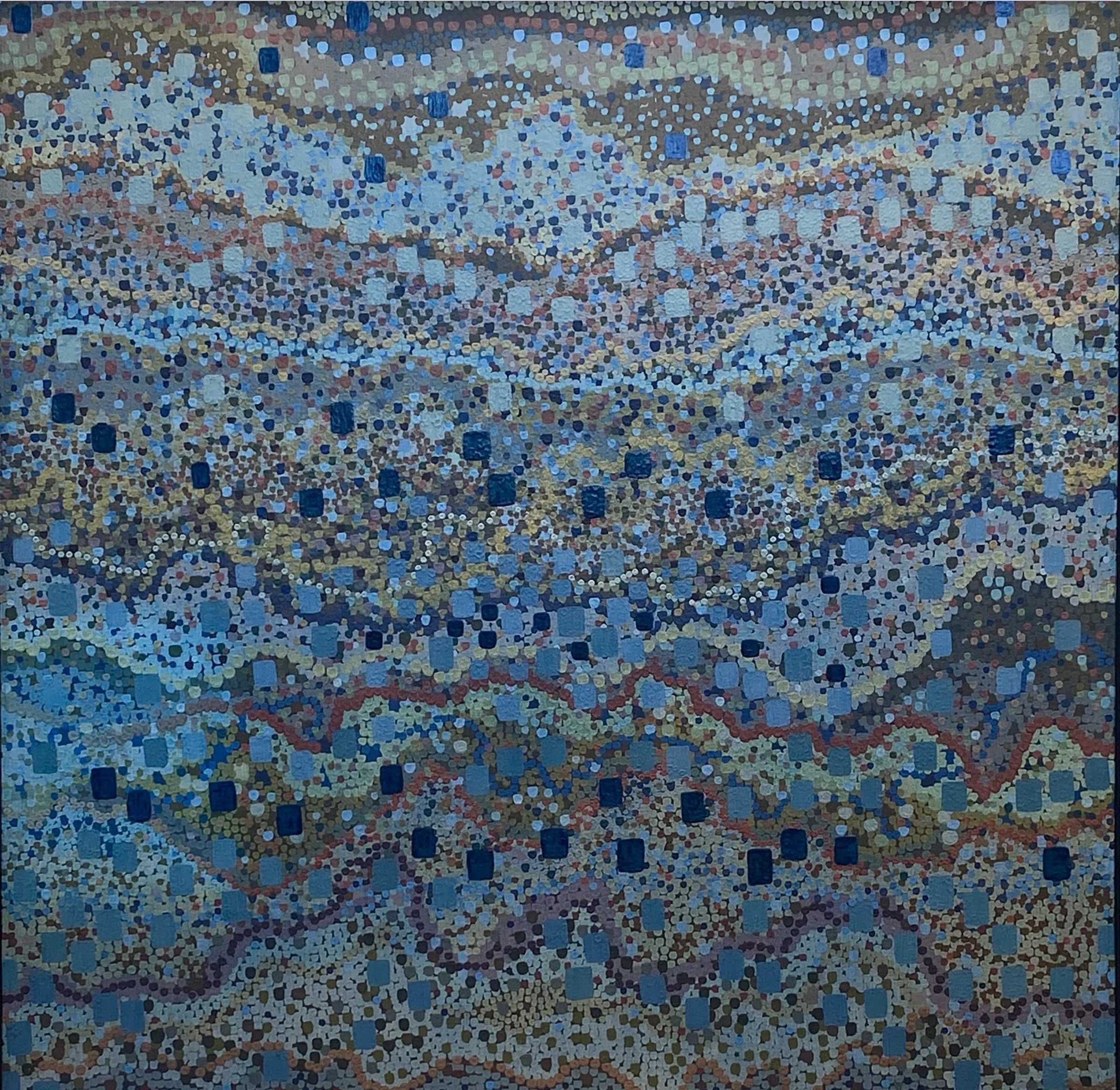 "Terra VIII" 1968-69 5'x5' acrylic vinyl