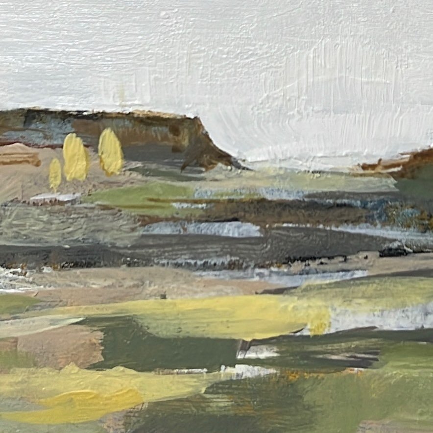 Closeup of a new piece I'm working on for 'Restful Places.' Ready soon! .
.
.
.
.
#thrivetogethernetwork #fineart #contemporaryart #originalart #contemporarypainting #abstractart #abstractlandscape #abstractlandscapepainting #landscapepainting #print