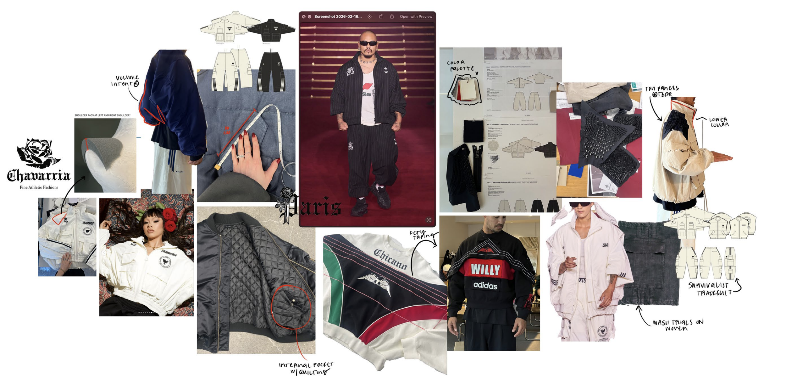 Adidas x Willy Chavarria : Huron SS26