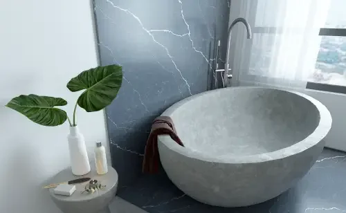 MSI Stile cement ash matte porcelain countertop image from Quartz Co Surfaces