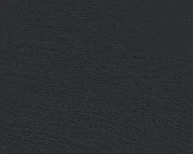 Laminam stylish dark porcelain countertop and backsplash material. Image from Quartz Co Surfaces Niagara countertop company near Toronto