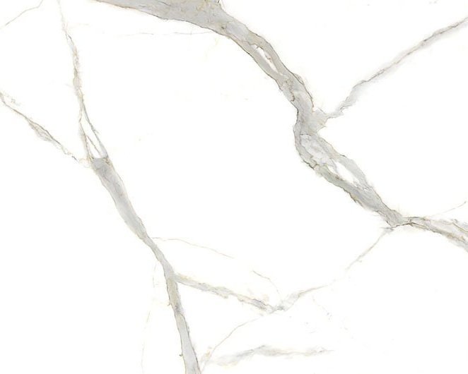 Laminam light Calacatta marble inspired porcelain countertop and backsplash material. Image from Quartz Co Surfaces Niagara countertop company near Toronto