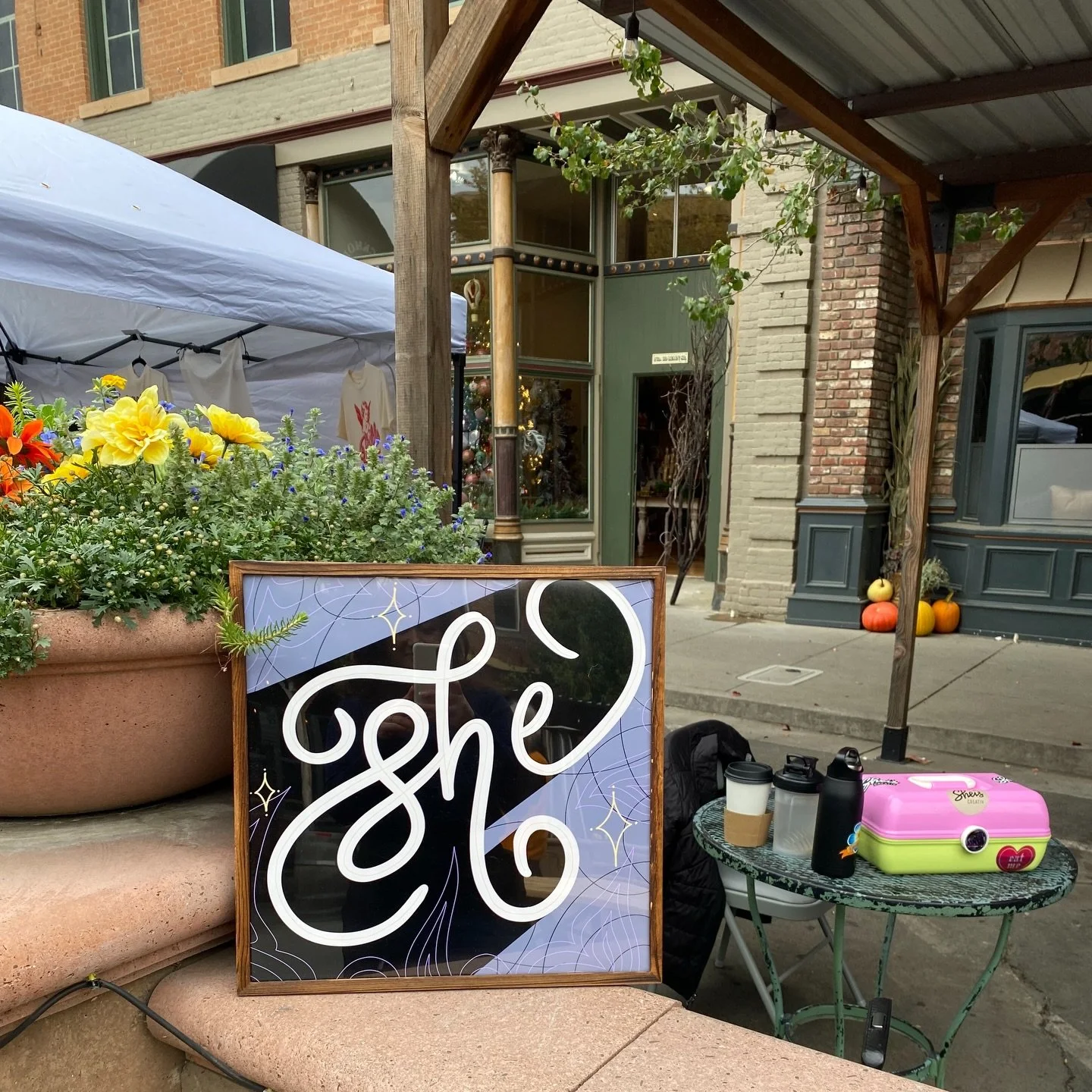 Sound on + some cool art from Harvest Fest 🎧💖🪩🕺💿 

#breathe #justbelieve #soundcloud #discoparty #dancedance