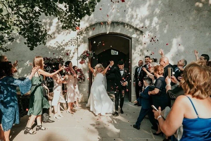 Adrenaline city here! Raquel &amp; Dom were thrilled to be exiting the @stonesoftheyarravalley chapel as husband and wife!! Feeling all the feels and being swept up the love. ⠀⠀⠀⠀⠀⠀⠀⠀⠀
⠀⠀⠀⠀⠀⠀⠀⠀⠀
📷 @ashleykweddingphotographer