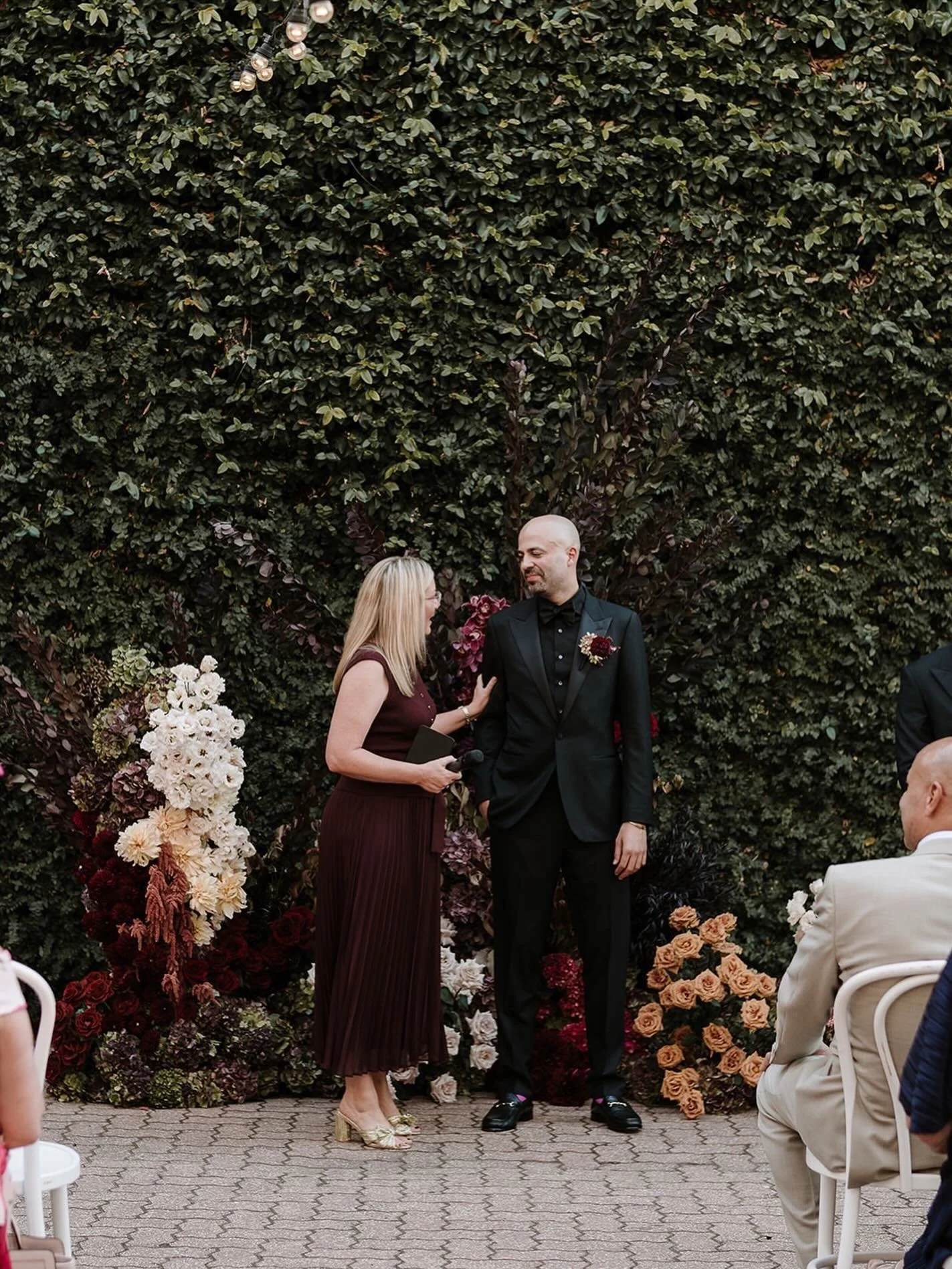 POV.
A nervous groom, a deep breath, a few questions, and a steady hand on the shoulder.

This is the part most people don&rsquo;t see. The quiet moments where confidence wobbles and I step in as the calm and the reassuring voice. 

I love guiding my