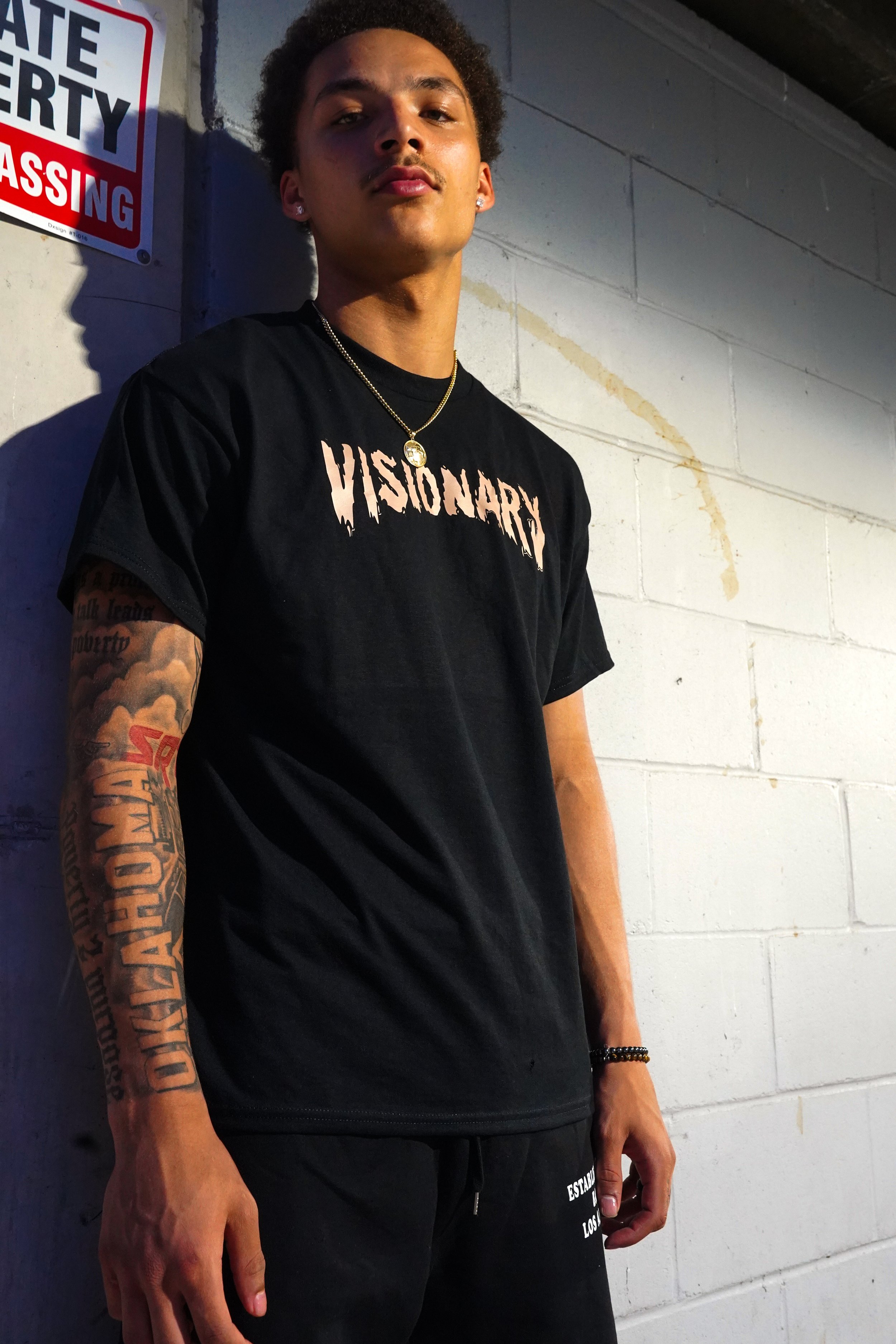 Vi$ionary Classic Tee - Black/Brown