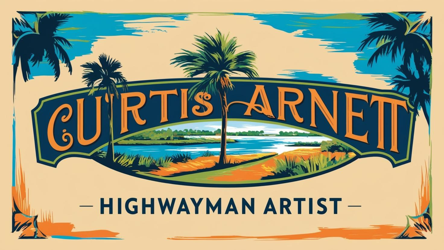 Curtis Arnett is a notable figure in the Florida Highwaymen, a group of African-American artists who gained recognition for their vibrant landscape paintings of Florid's natural beauty, primarily during the 1950s through the 1980s.