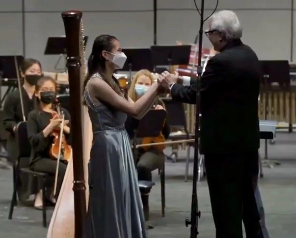 Performing with Maestro Uri Mayer