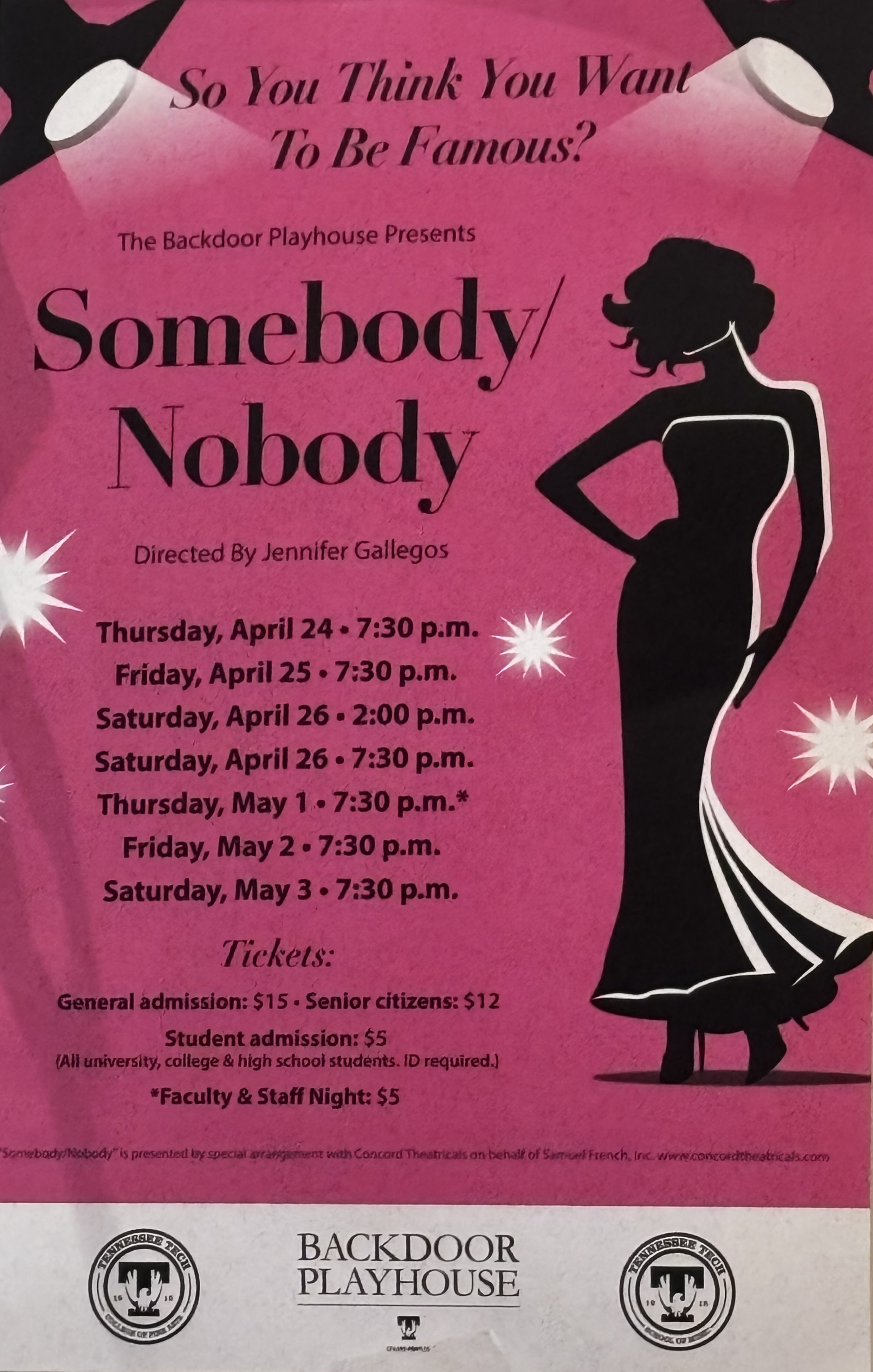 Somebody/Nobody at The Backdoor Playhouse