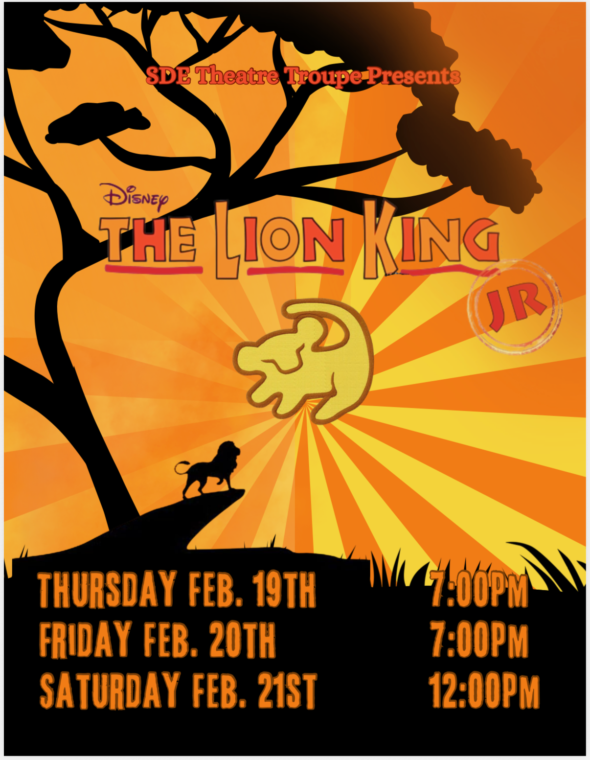 The Lion King Jr. at Springdale Elementary Mt. Juliet 